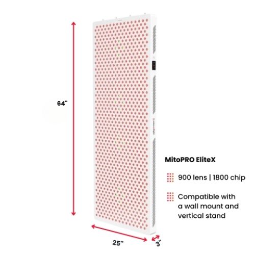 MitoPRO® X | Medical‑Grade Red & NIR Light Therapy Panel (6 Wavelengths, Touchscreen)