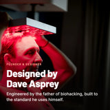 Dave Asprey, founder and designer of TrueLight, using the Energy Square